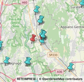 Mappa Via Cantore Generale Antonio, 21049 Tradate VA, Italia (5.551)