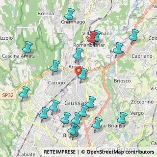 Mappa Via Battaglione Edolo, 20833 Giussano MB, Italia (2.509)