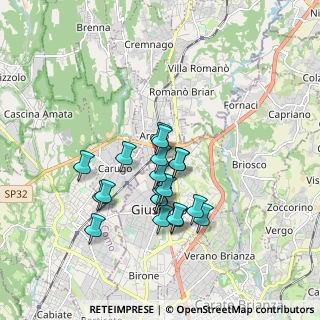 Mappa Via Battaglione Edolo, 20833 Giussano MB, Italia (1.451)