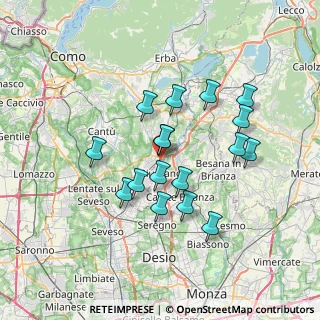 Mappa Via Battaglione Edolo, 20833 Giussano MB, Italia (6.12059)