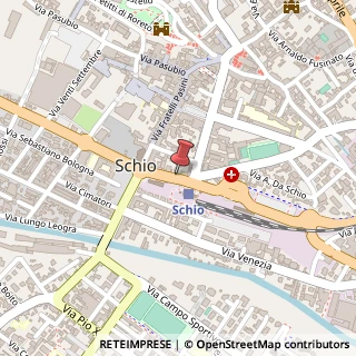 Mappa Via A. Baccarini, 33, 36015 Schio, Vicenza (Veneto)