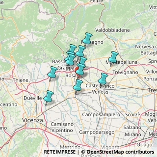Mappa Via Rocchi, 36028 Rossano Veneto VI, Italia (9.18917)