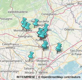 Mappa Via Roncole, 31050 Ponzano Veneto TV, Italia (9.04867)