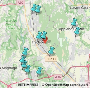 Mappa Via Mayer Sally, 21049 Tradate VA, Italia (4.44)