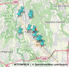 Mappa Via Mayer Sally, 21049 Tradate VA, Italia (2.89364)