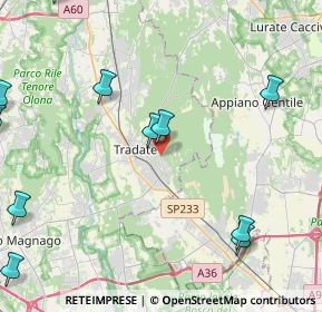 Mappa Via Mayer Sally, 21049 Tradate VA, Italia (6.43769)
