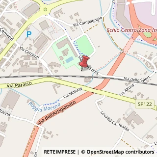Mappa Via Altura, 5, 36015 Schio, Vicenza (Veneto)