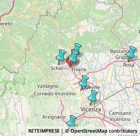 Mappa Moette, 36035 Marano Vicentino VI, Italia (25.1)