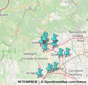 Mappa Moette, 36035 Marano Vicentino VI, Italia (11.70273)