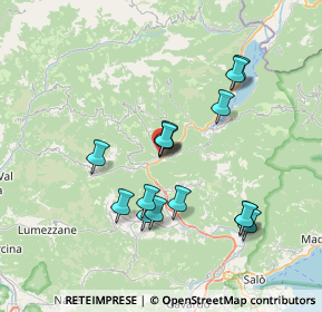 Mappa Via M. Bettinzoli, 25078 Vestone BS, Italia (6.67933)