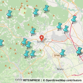 Mappa Via San Giovanni Bosco, 36015 Schio VI, Italia (5.62533)
