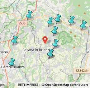 Mappa 23876 Monticello Brianza LC, Italia (4.12)