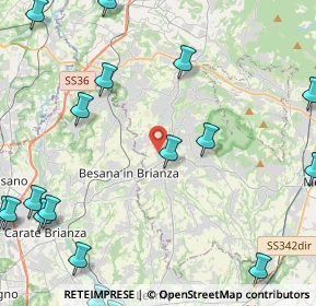 Mappa 23876 Monticello Brianza LC, Italia (6.754)