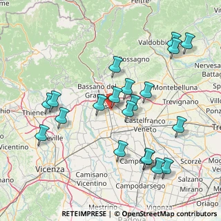 Mappa Via Santini, 36028 Rossano Veneto VI, Italia (16.733)