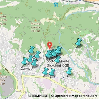 Mappa Via Corna, 24039 Sotto il Monte Giovanni XXIII BG, Italia (0.8455)