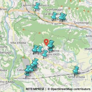 Mappa Via Corna, 24039 Sotto il Monte Giovanni XXIII BG, Italia (2.282)