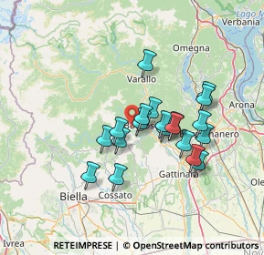 Mappa 13010 Postua VC, Italia (11.291)