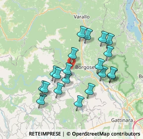 Mappa 13010 Postua VC, Italia (6.7925)