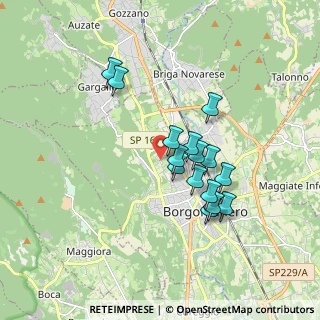 Mappa Via Montebianco, 28021 Borgomanero NO, Italia (1.45667)