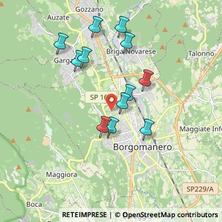 Mappa Via Montebianco, 28021 Borgomanero NO, Italia (1.75917)