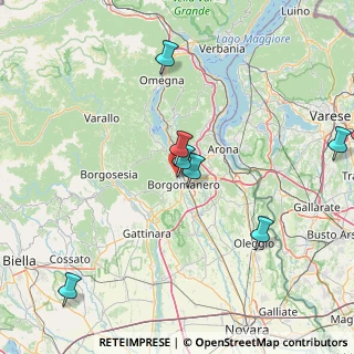Mappa Via Montebianco, 28021 Borgomanero NO, Italia (41.01875)