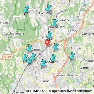 Mappa Via Don Gnocchi, 22060 Arosio CO, Italia (2.0625)