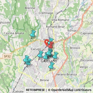 Mappa Via Don Gnocchi, 22060 Arosio CO, Italia (1.45917)