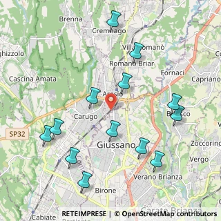 Mappa Via Don Gnocchi, 22060 Arosio CO, Italia (2.26692)