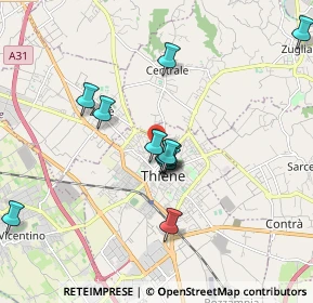 Mappa Via S. Simeone, 36016 Thiene VI, Italia (1.84462)
