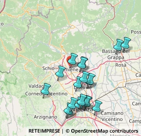 Mappa Via S. Simeone, 36016 Thiene VI, Italia (15.4665)