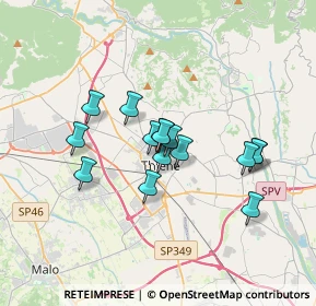 Mappa Via S. Simeone, 36016 Thiene VI, Italia (2.614)