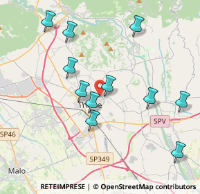 Mappa Viale Ungheria, 36016 Thiene VI, Italia (3.97)