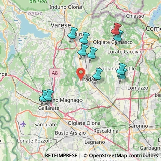 Mappa Via Cristoforo Colombo, 21050 Lonate Ceppino VA, Italia (7.59182)