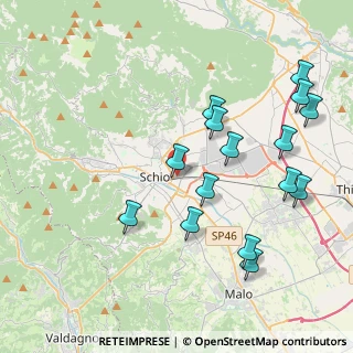 Mappa Via Amatore Sciesa, 36015 Schio VI, Italia (4.316)