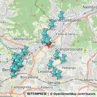 Mappa Via Lombardia, 24020 Torre Boldone BG, Italia (2.473)