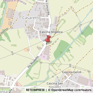 Mappa Via Rivabella, 108, 20842 Besana in Brianza, Monza e Brianza (Lombardia)