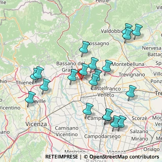 Mappa Via Crearo, 36028 Rossano Veneto VI, Italia (16.681)