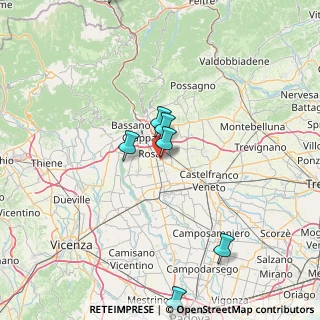Mappa Via Crearo, 36028 Rossano Veneto VI, Italia (35.13909)
