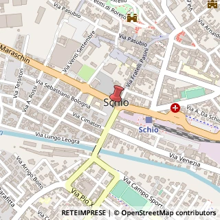 Mappa Via Pietro Maraschin, 1, 36015 Schio, Vicenza (Veneto)