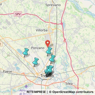 Mappa Via Manzoni, 31020 Villorba TV, Italia (4.51273)