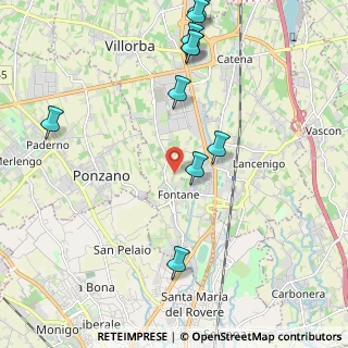 Mappa Via Manzoni, 31020 Villorba TV, Italia (2.63909)