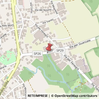 Mappa Via per Guanzate, 7, 22070 Veniano, Como (Lombardia)