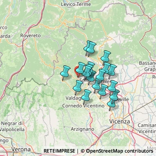 Mappa Via Giovanni Breganze, 36036 Torrebelvicino VI, Italia (9.89)