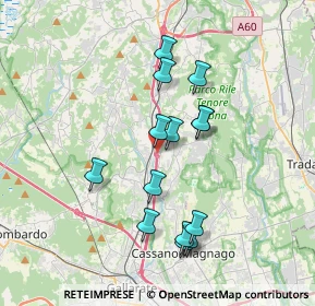 Mappa Autostrada dei Laghi, 21041 Albizzate VA, Italia (3.31071)