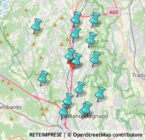 Mappa Autostrada dei Laghi, 21041 Albizzate VA, Italia (3.698)