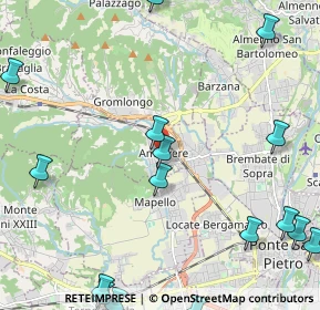 Mappa Via Alessandro Manzoni, 24030 Ambivere BG, Italia (3.13188)