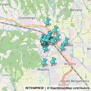 Mappa Via Alessandro Manzoni, 24030 Ambivere BG, Italia (0.4235)