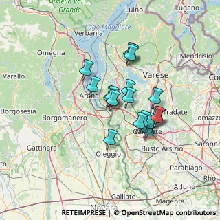 Mappa Via Ticino Novelli, 28053 Castelletto sopra Ticino NO, Italia (10.575)