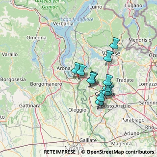 Mappa Via Ticino Novelli, 28053 Castelletto sopra Ticino NO, Italia (11.08357)