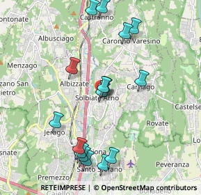 Mappa 21048 Solbiate Arno VA, Italia (2.05125)